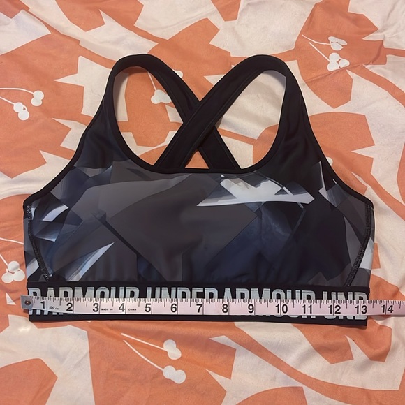 Under Armour Mid Crossback Sports Bra size L - Picture 3 of 5